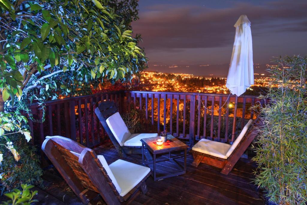 Havaya Ba Nof Lodge Rosh Pinna Bagian luar foto